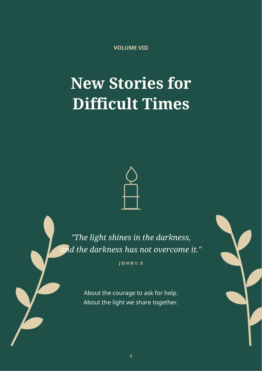 New Stories for Difficult Times · 3