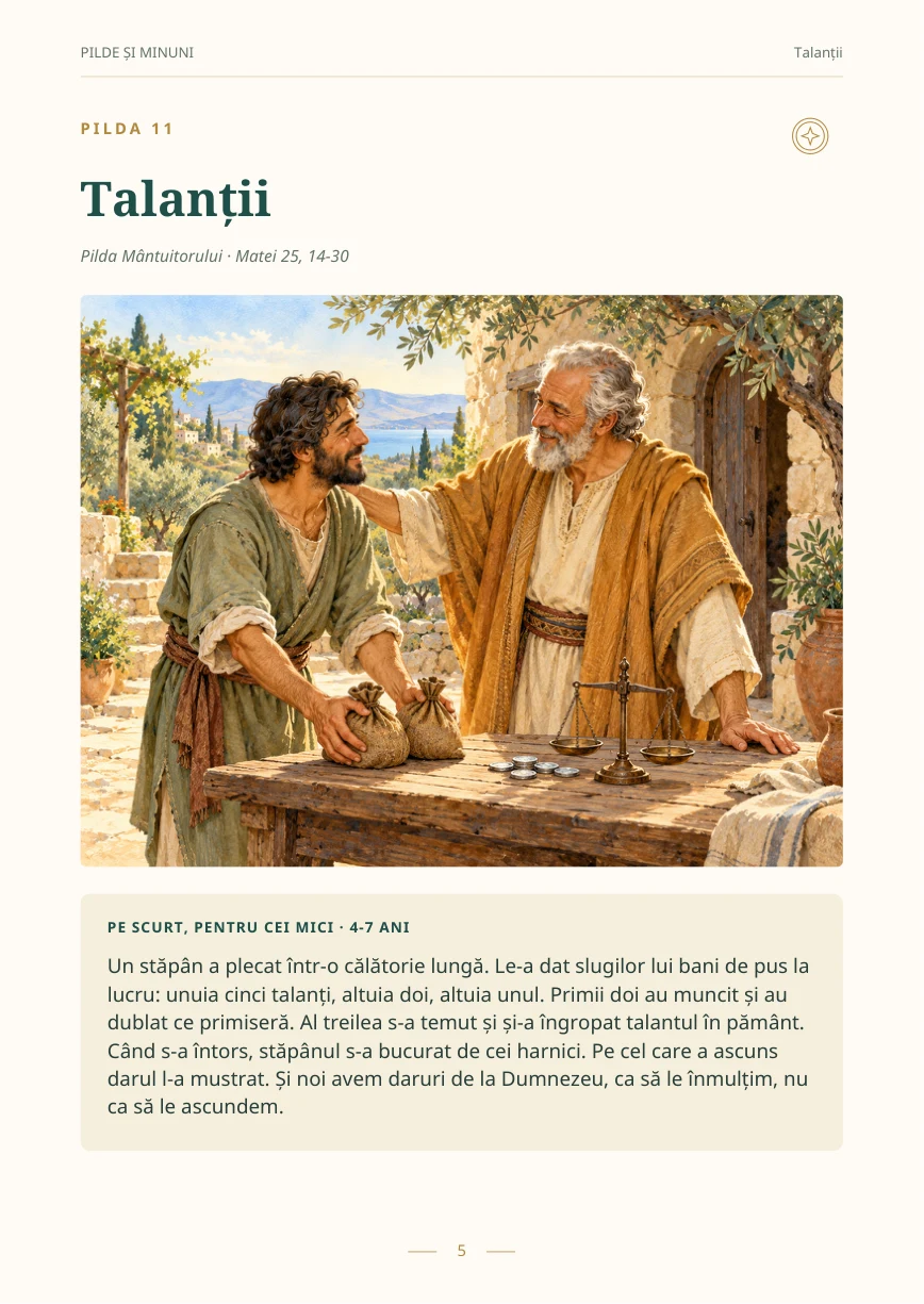 Pildele și minunile lui Iisus · 4