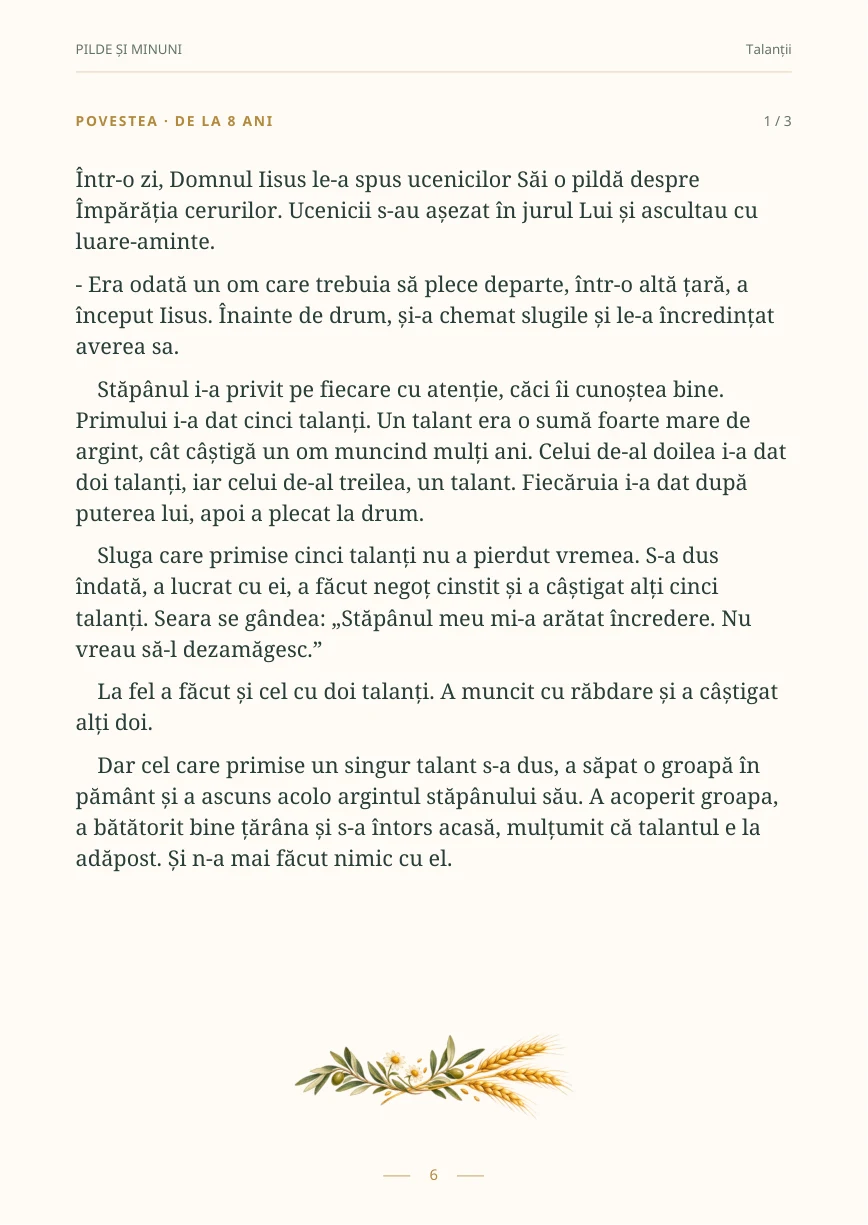 Pildele și minunile lui Iisus · 5